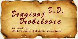 Dragivoj Drobilović vizit kartica